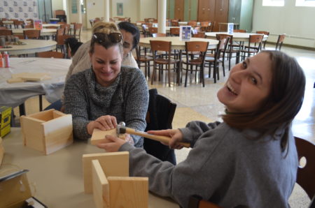 volunteers for MLK day of service