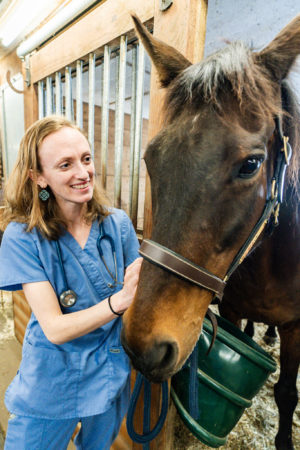 vet tech student at Manor College in Philadelphia