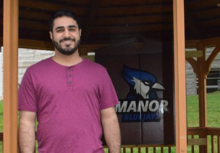 Jamal Utqi returns to Manor College in Jenkintown, PA
