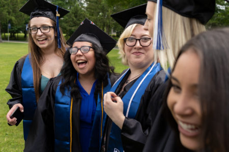 Students graduating from Manor College in Philadelphia