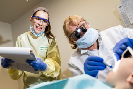 Manor dental student