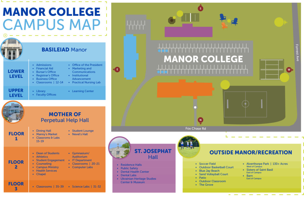 Campus Map Manor College