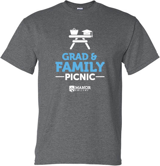 Mockup of Grad & Family picnic tshirt