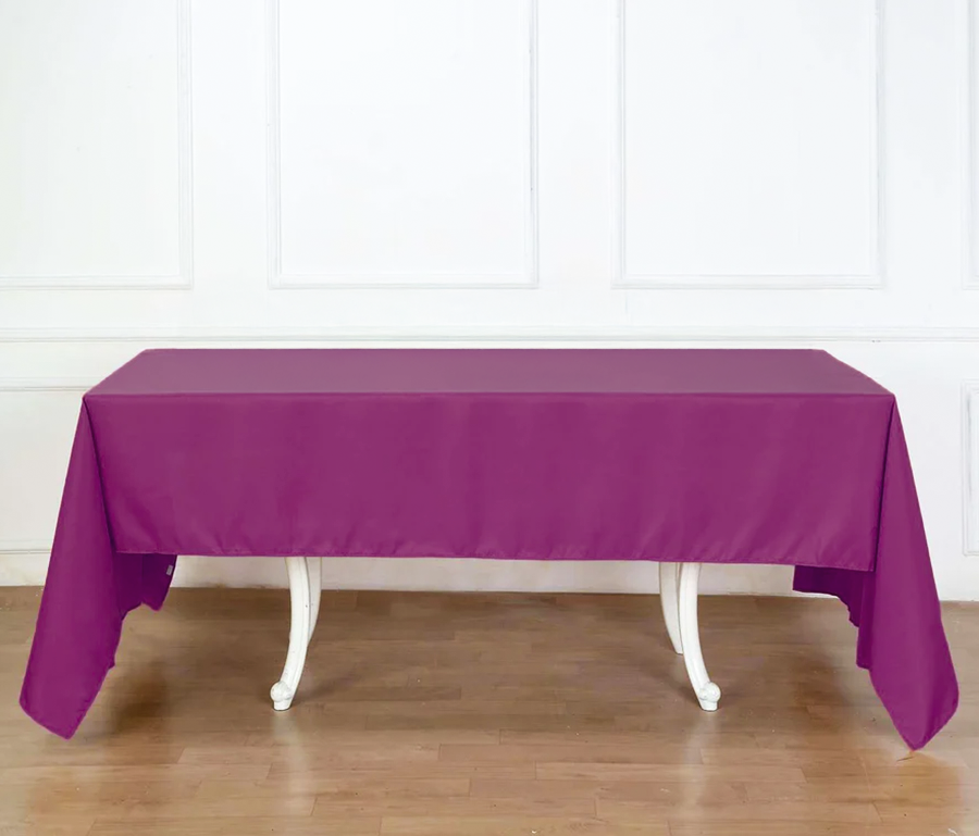 60 x 126 Rectangle Tablecloth - Fuchsia