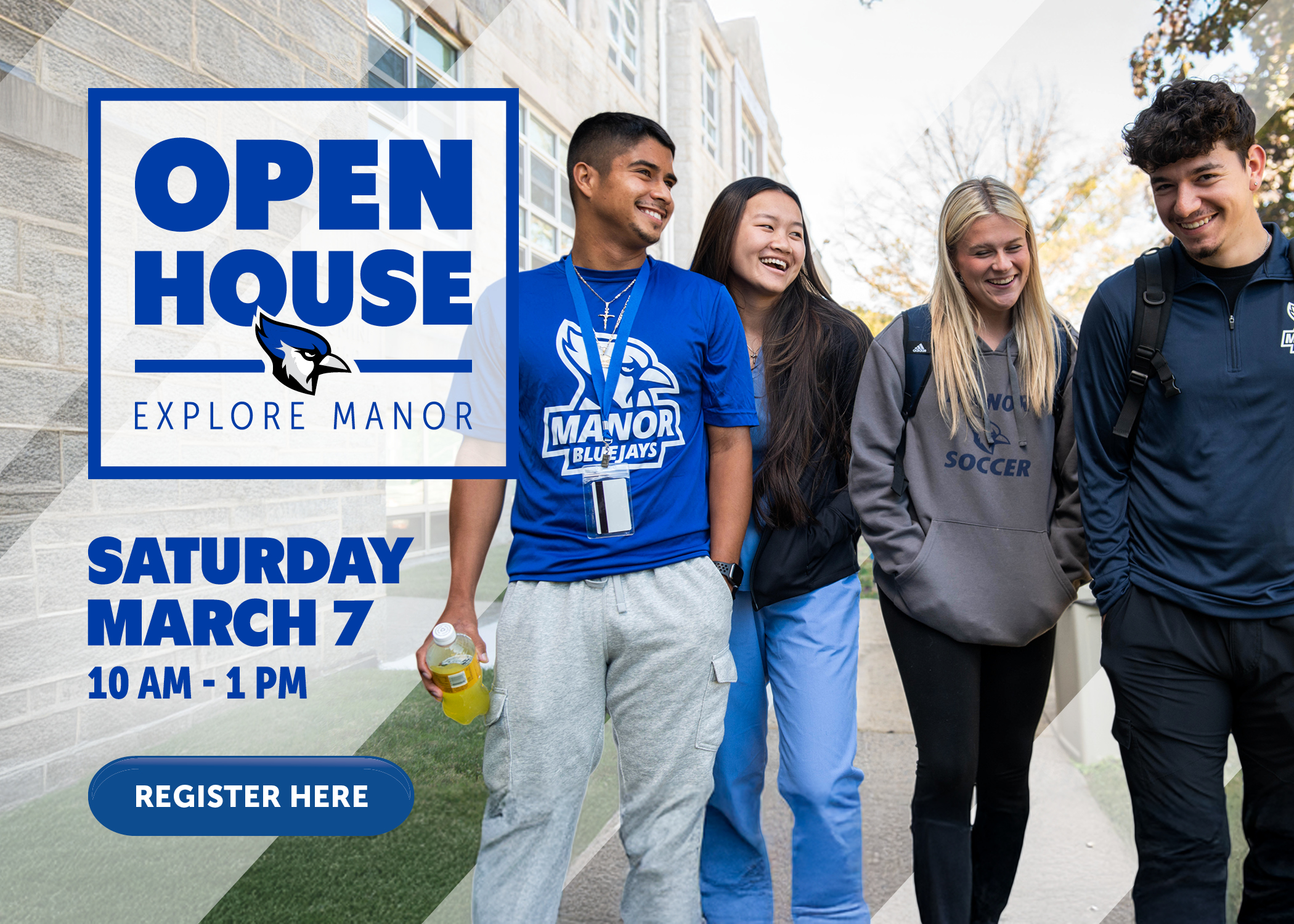 Explore Manor Open House on Saturday, March 7 10am-1pm Register Here