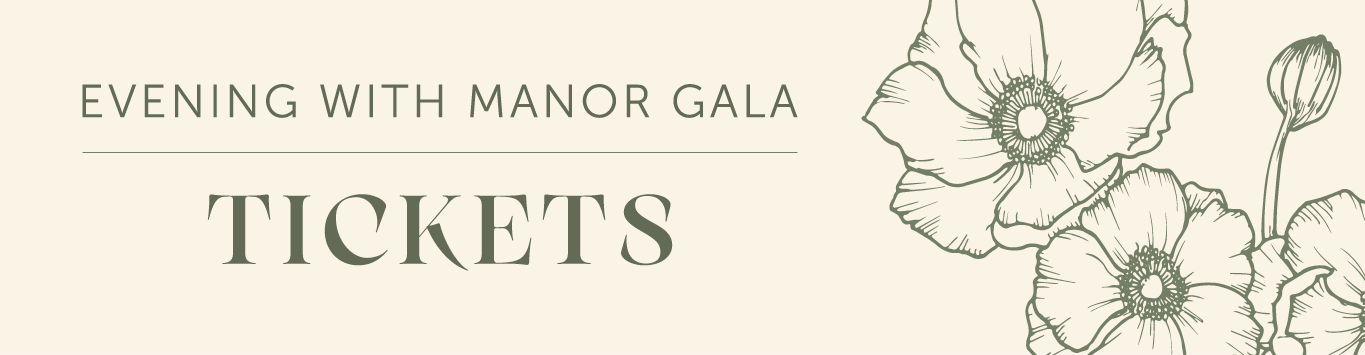 Evening with Manor 2026 Web Banner for Tickets